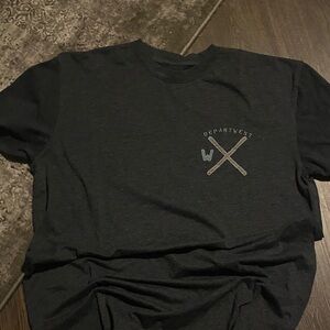 Department West Charcoal Men's Tee size large